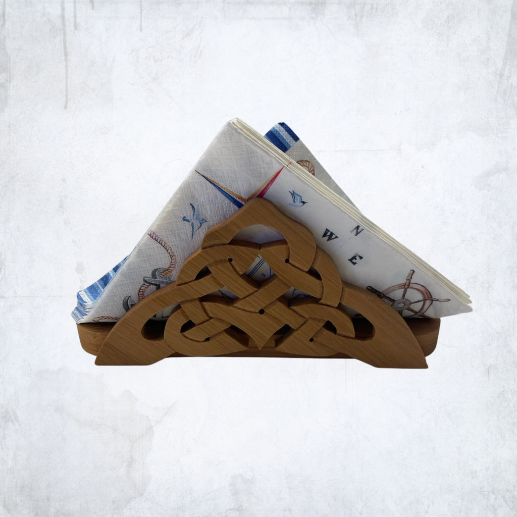 Tvari natūralaus medžio servetėlinė – išskirtinė dovana