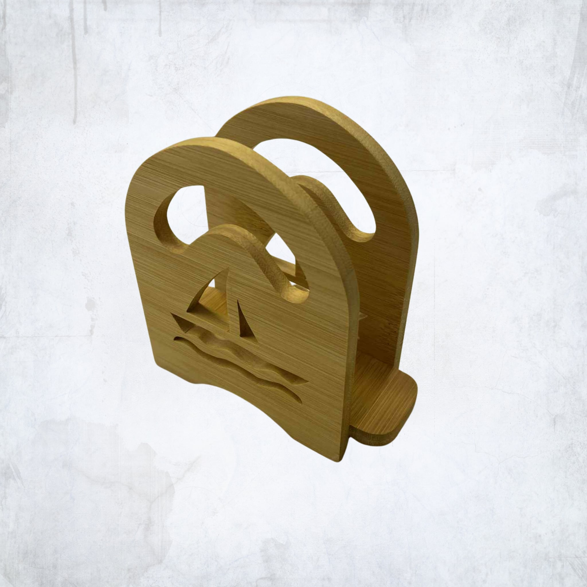 Rankų darbo medinė servetėlinė - kokybiška dovana