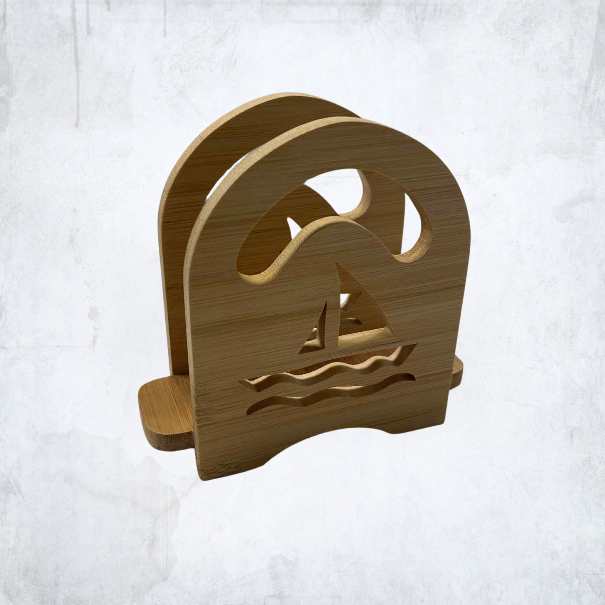 Rankų darbo medinė servetėlinė - kokybiška dovana